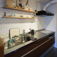 福岡市西区石丸の売買物件/タイルが可愛いキッチン。