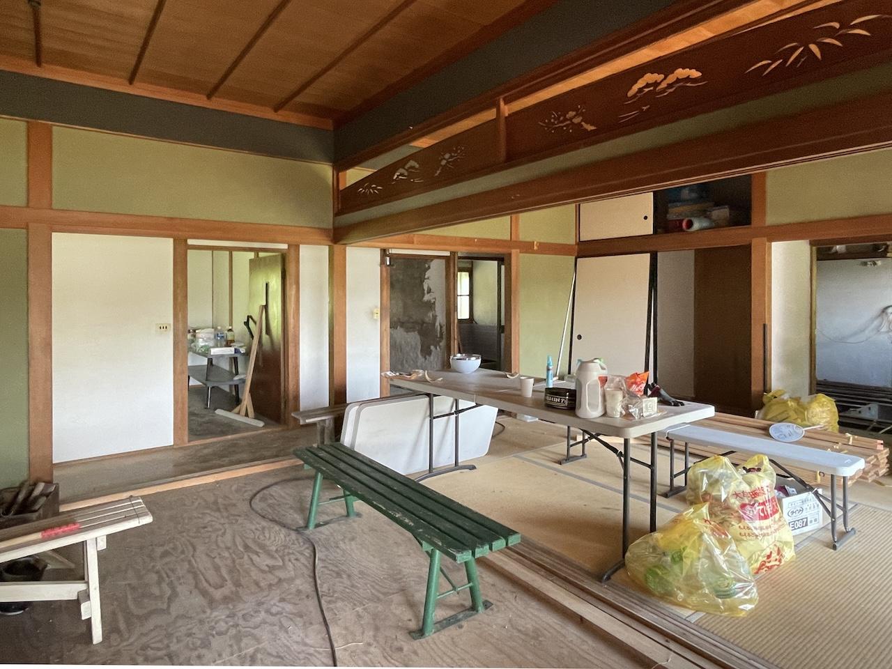 福岡県大牟田市草木の賃貸物件/平家の室内はこんな感じで、こちらも皆さんで作り上げてください。