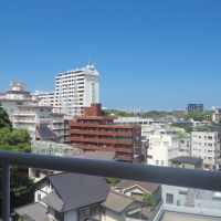 福岡市中央区桜坂の売買物件/眺望は抜けていて、綺麗な景色が楽しめます。