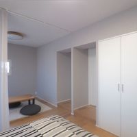 福岡市中央区桜坂の売買物件/未来を見据えて、2部屋に分けられる設計です。