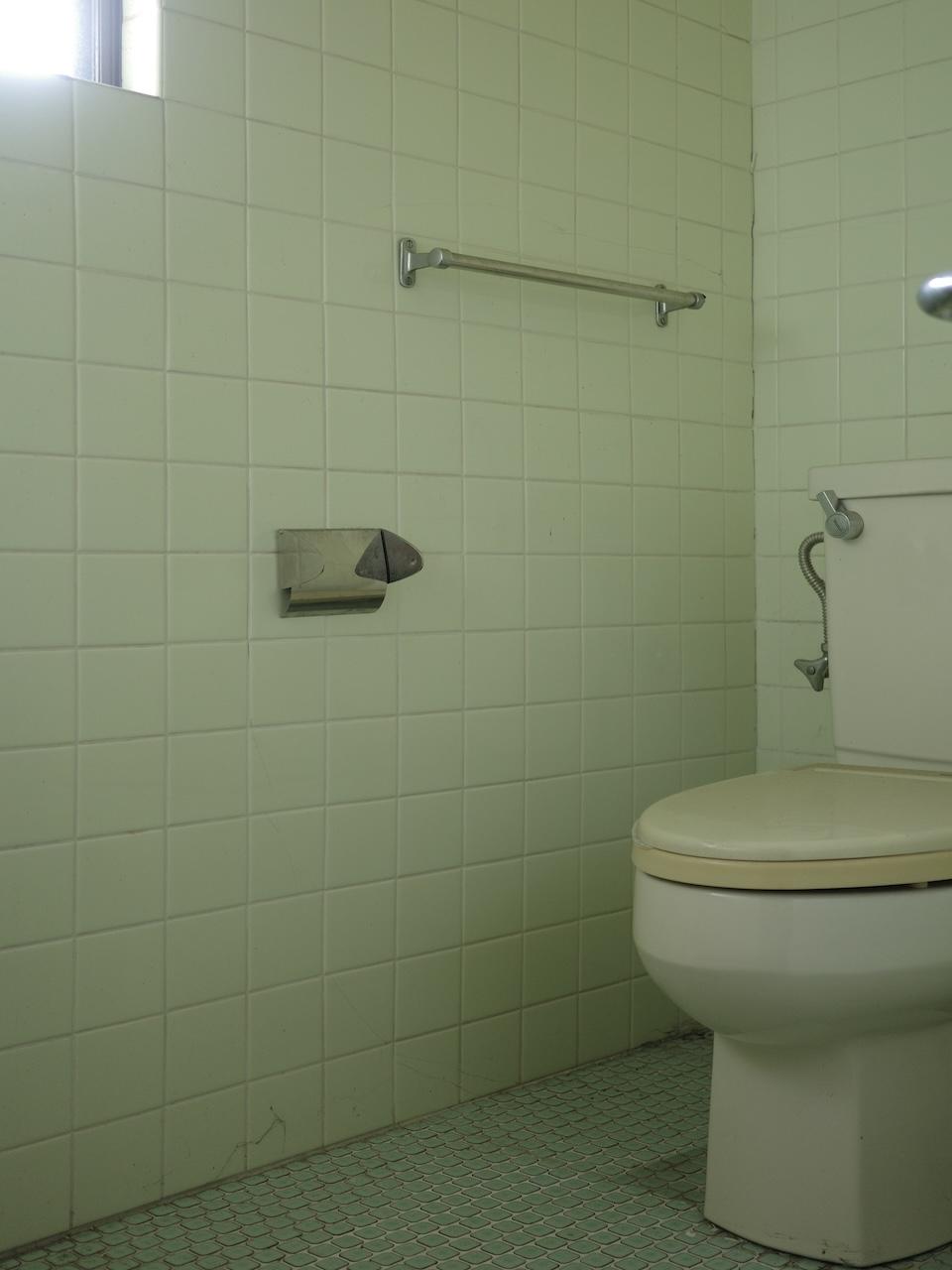 太宰府市朱雀６丁目の賃貸物件/トイレのタイルもかわいい。