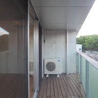 福岡市中央区赤坂の賃貸物件/変則的な形のバルコニー。