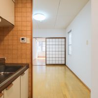 福岡市中央区舞鶴の賃貸物件/ダイニングには大きな窓はありませんが、十分明るい
