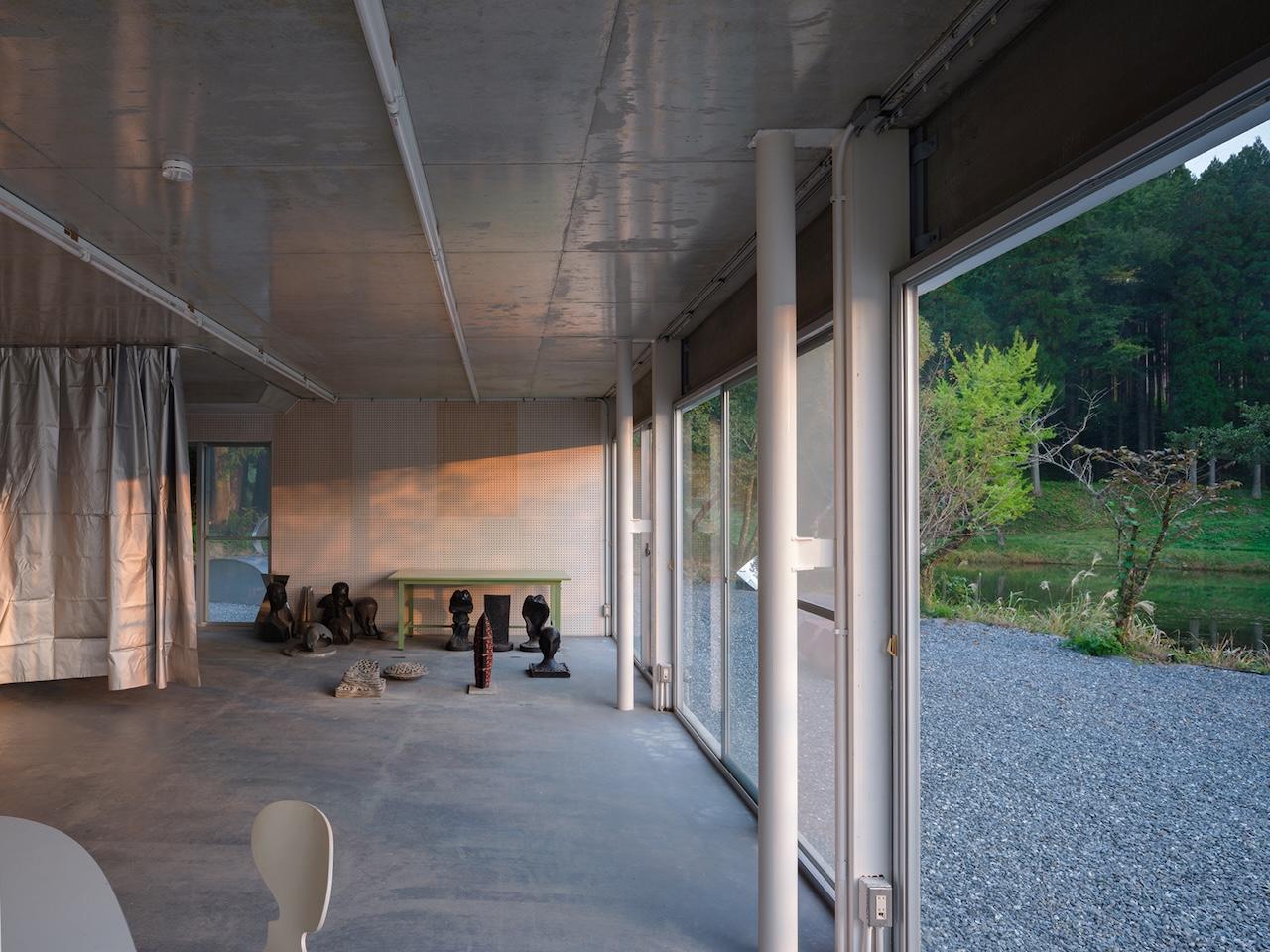 熊本県阿蘇市小国大字宮原の賃貸物件/外と繋がるような大きな開口。