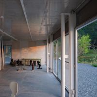 熊本県阿蘇市小国大字宮原の賃貸物件/外と繋がるような大きな開口。