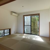 福岡市西区生の松原の賃貸物件/1階アトリエ空間には和室も。