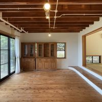 福岡市西区生の松原の賃貸物件/居住空間は2階で、こちら1階には雰囲気のいいアトリエ空間も
