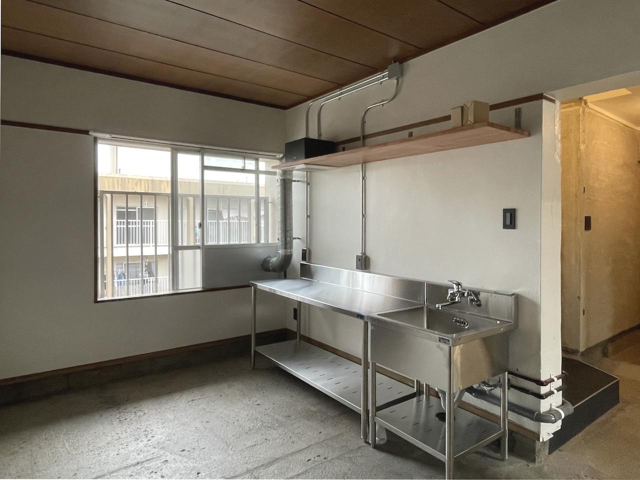 久留米市江戸屋敷の賃貸物件/キッチンをあえて洋室に移動。