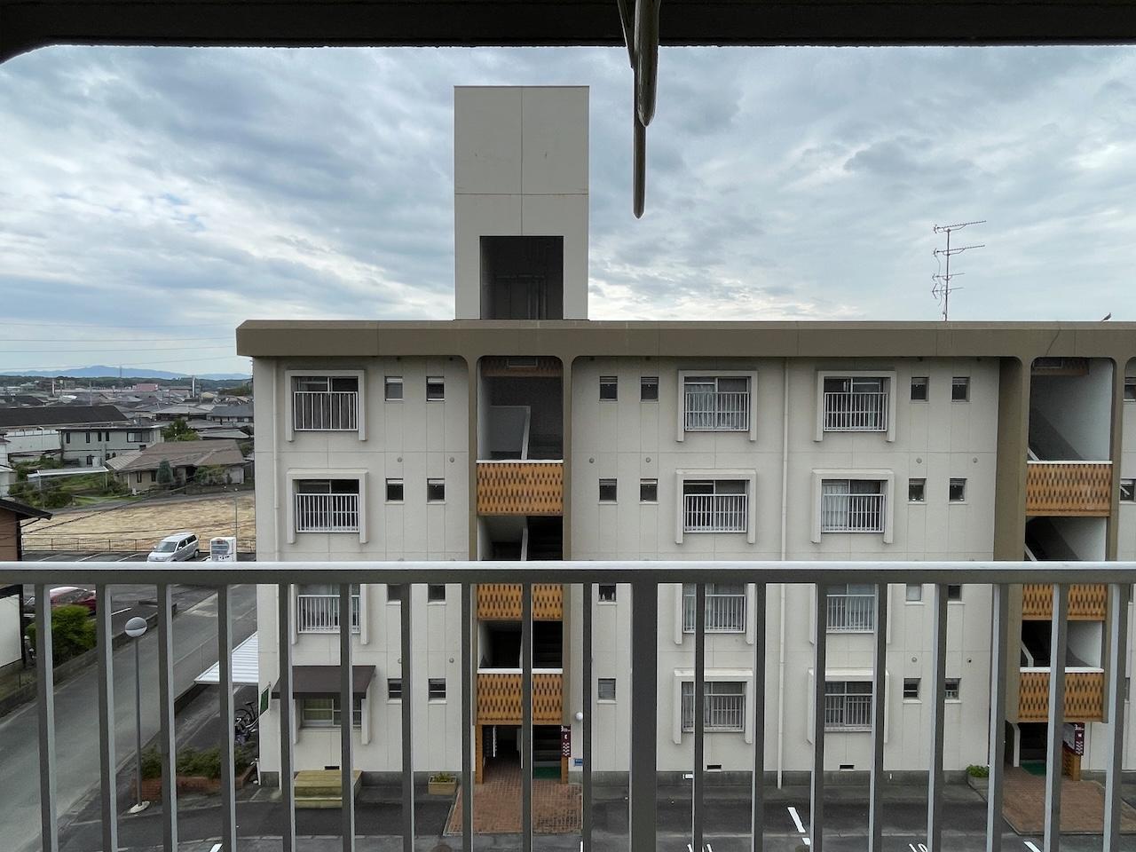 久留米市江戸屋敷の賃貸物件/バルコニーからの眺望