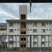 久留米市江戸屋敷の賃貸物件/バルコニーからの眺望