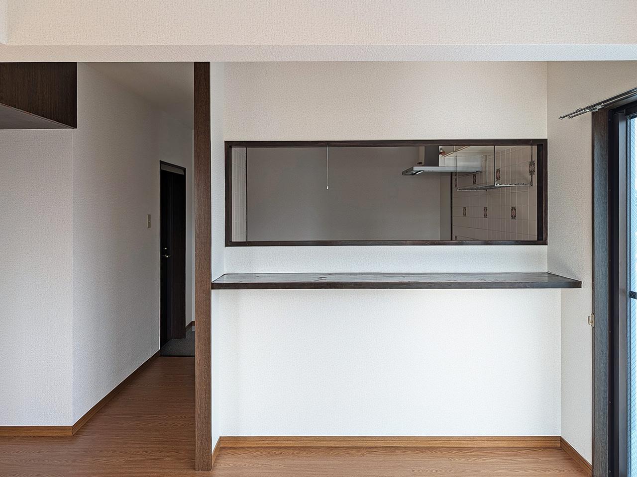 福岡市早良区昭代の賃貸物件/昔ながらの対面型キッチン。