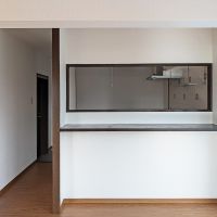 福岡市早良区昭代の賃貸物件/昔ながらの対面型キッチン。