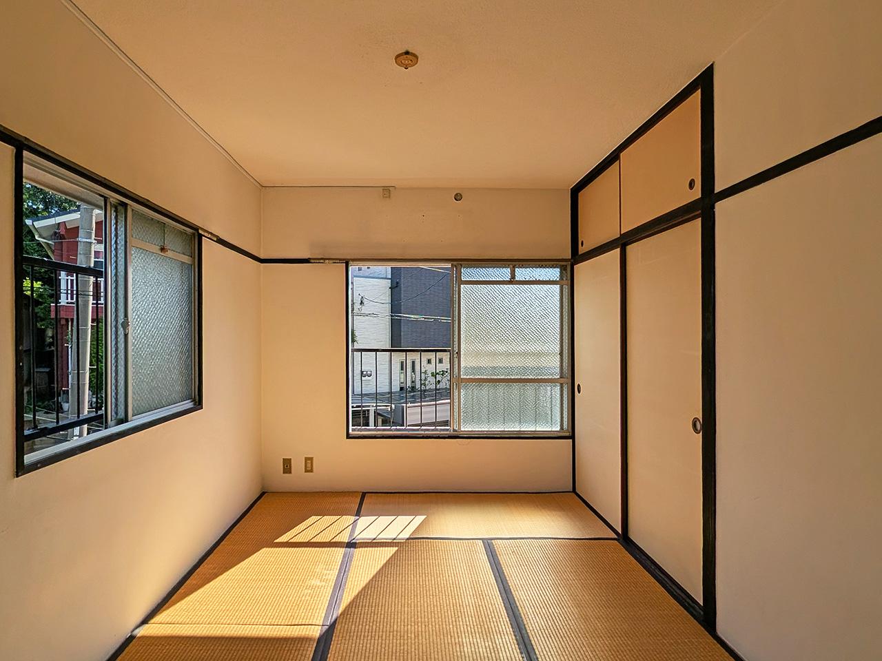 福岡市中央区桜坂の賃貸物件/2面採光のお部屋。