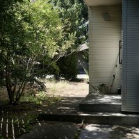 福岡県糸島市志摩芥屋の売買物件/玄関前もいい雰囲気