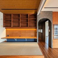 福岡市中央区港の賃貸物件/こちら側は、小上がりスペース。多用途に使えそう。