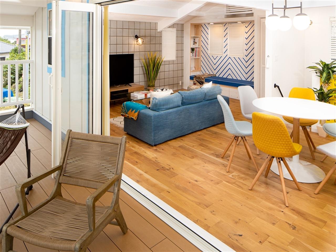 宮崎県日向市大字平岩久保田の賃貸物件/バルコニーとの一体感。晴れた日はぜひフルオープンで！！