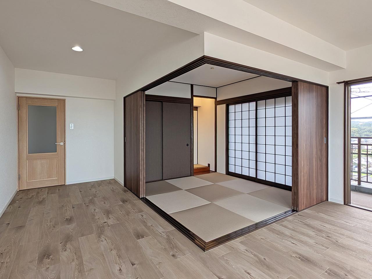 福岡市西区今宿青木の売買物件/お昼寝や客間にも使える和室付き。