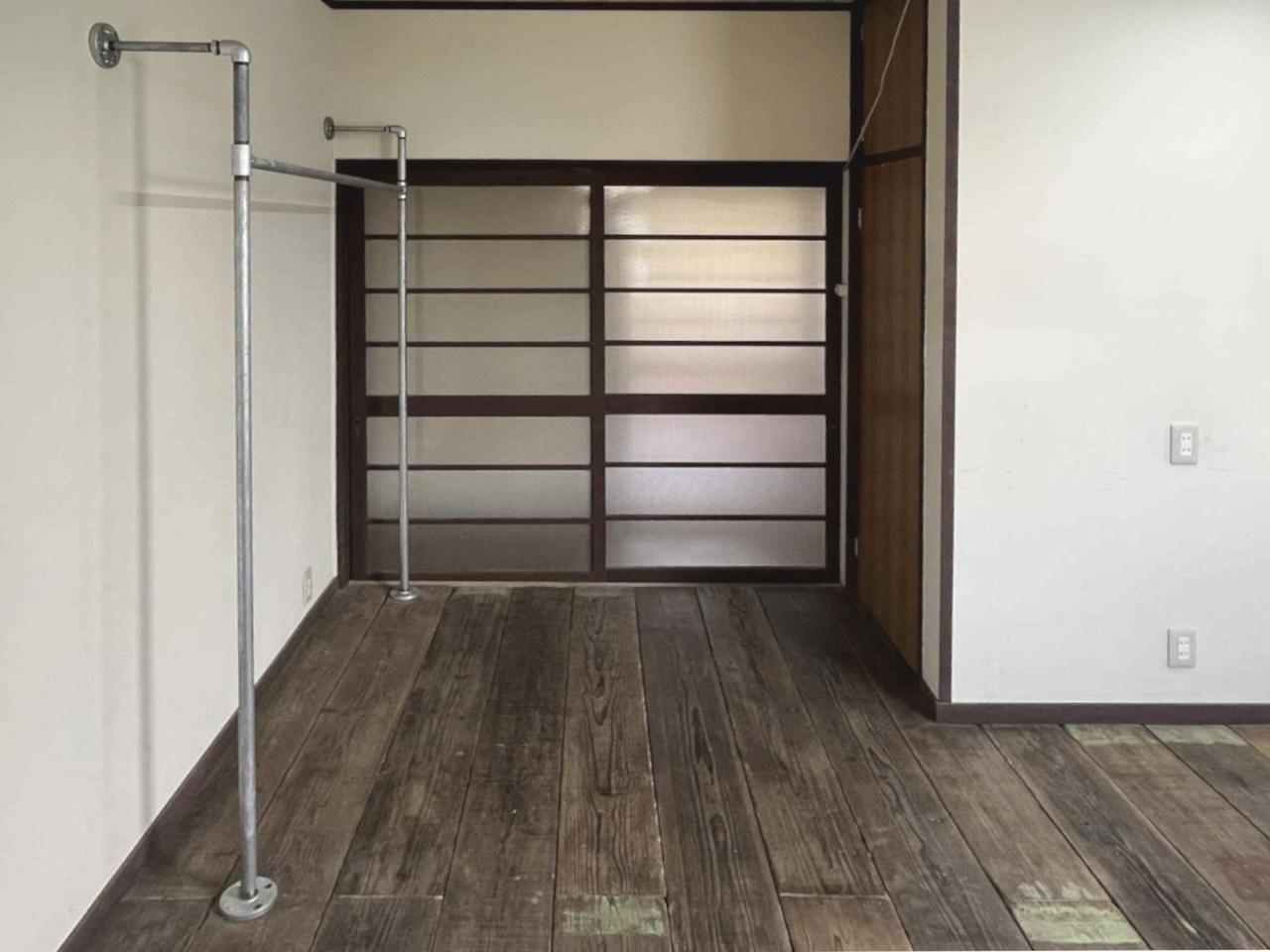 大牟田市古町の賃貸物件/床は無垢床です。