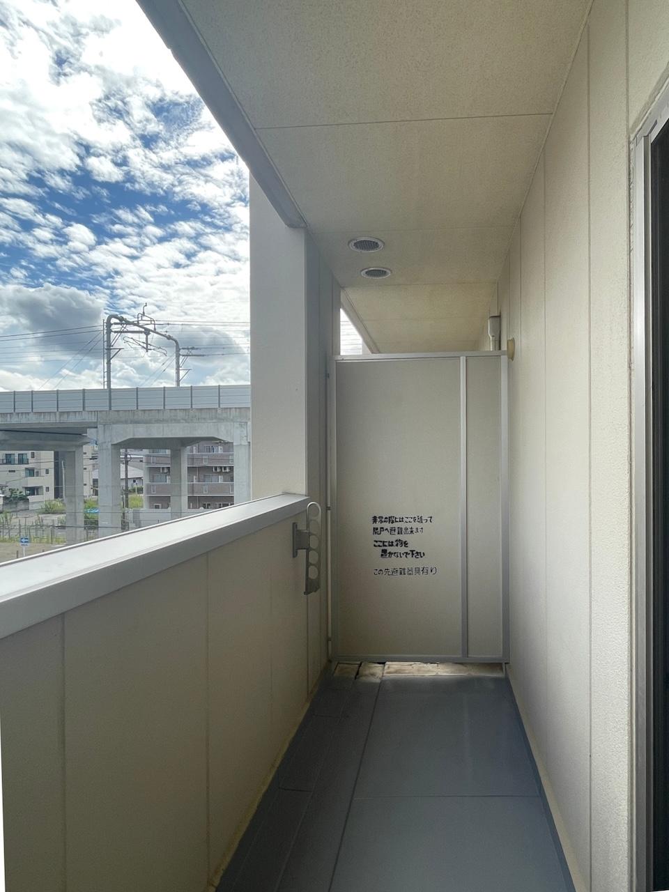 福岡市博多区春町の賃貸物件/バルコニー