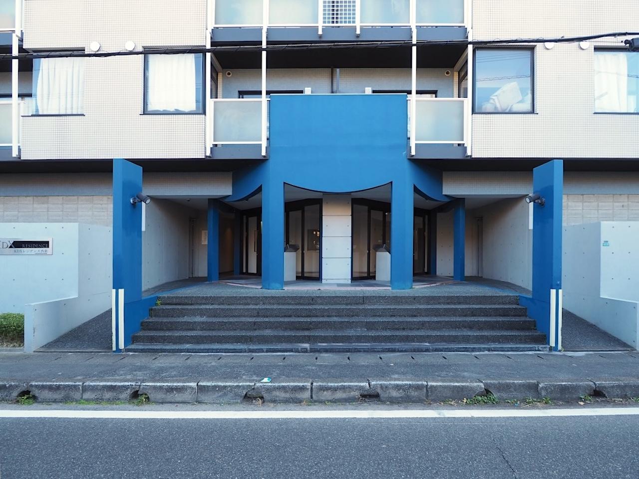 福岡市早良区西新の賃貸物件/正面玄関。