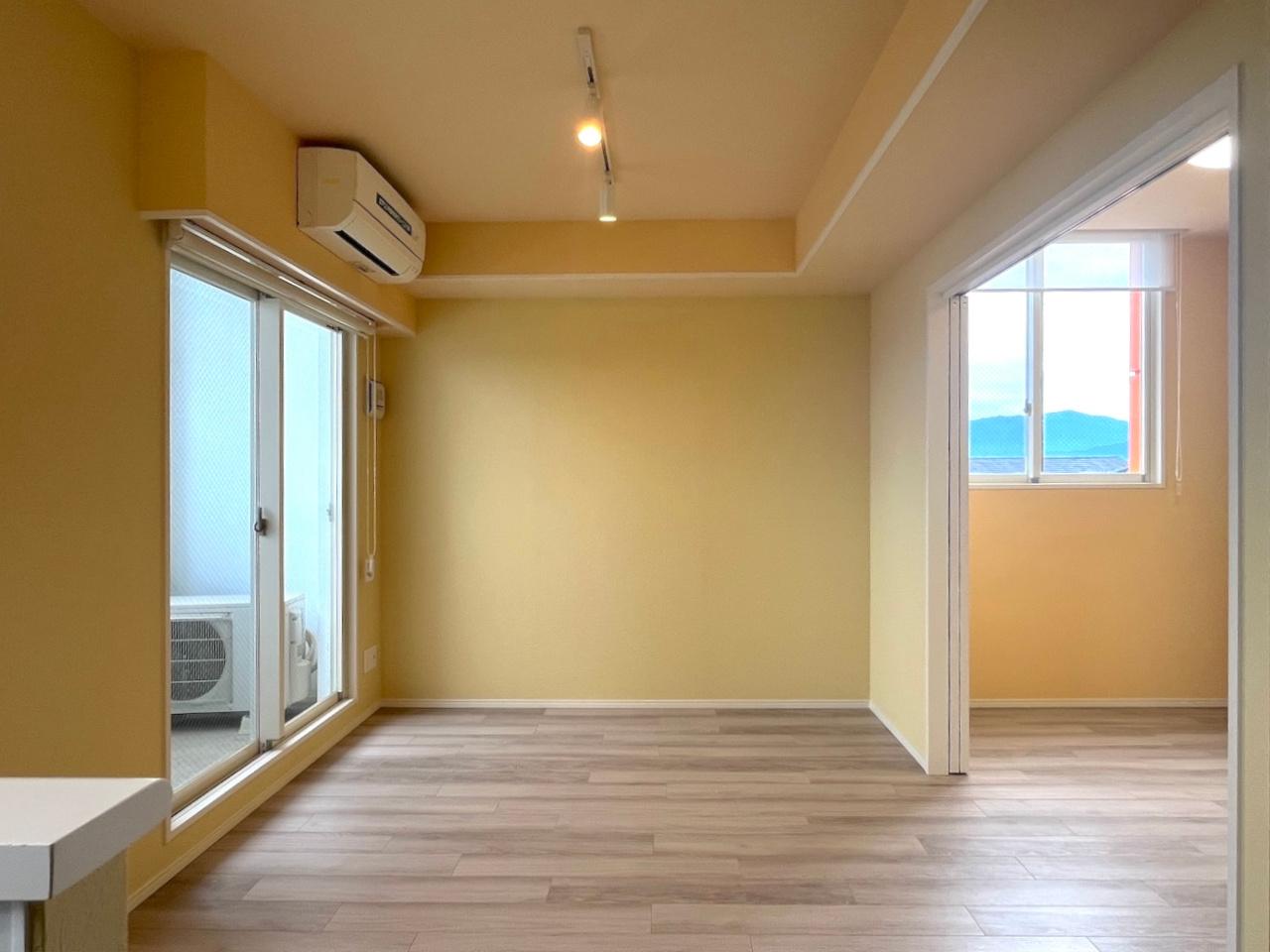 福岡市城南区飯倉の賃貸物件/部屋毎にカラーが違いますが、今回の募集はイエローの区画。
