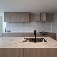 福岡市西区生の松原の売買物件/二型キッチンでゆったりお料理できます。