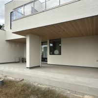 福岡市西区生の松原の売買物件/テラスもゆったりでバーベキューしたくなります。