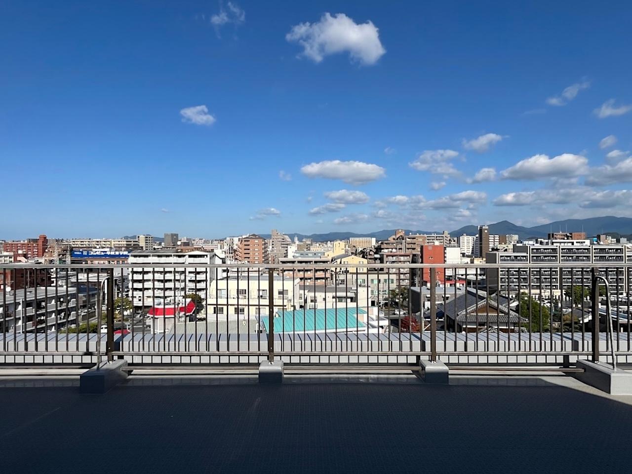 福岡市南区向野の賃貸物件/東向きで朝日を楽しめそう。