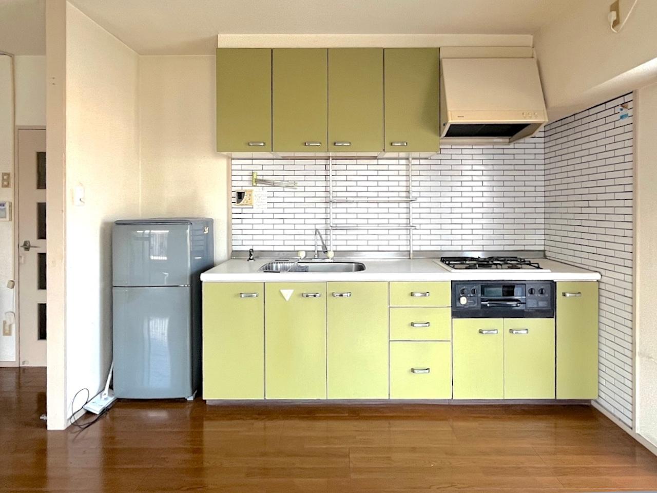 福岡市南区向野の賃貸物件/キッチンのタイルも可愛い。