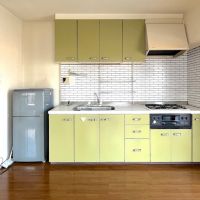 福岡市南区向野の賃貸物件/キッチンのタイルも可愛い。