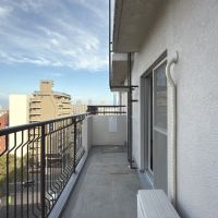 福岡市早良区高取の賃貸物件/LDKから出入り可能なバルコニー。