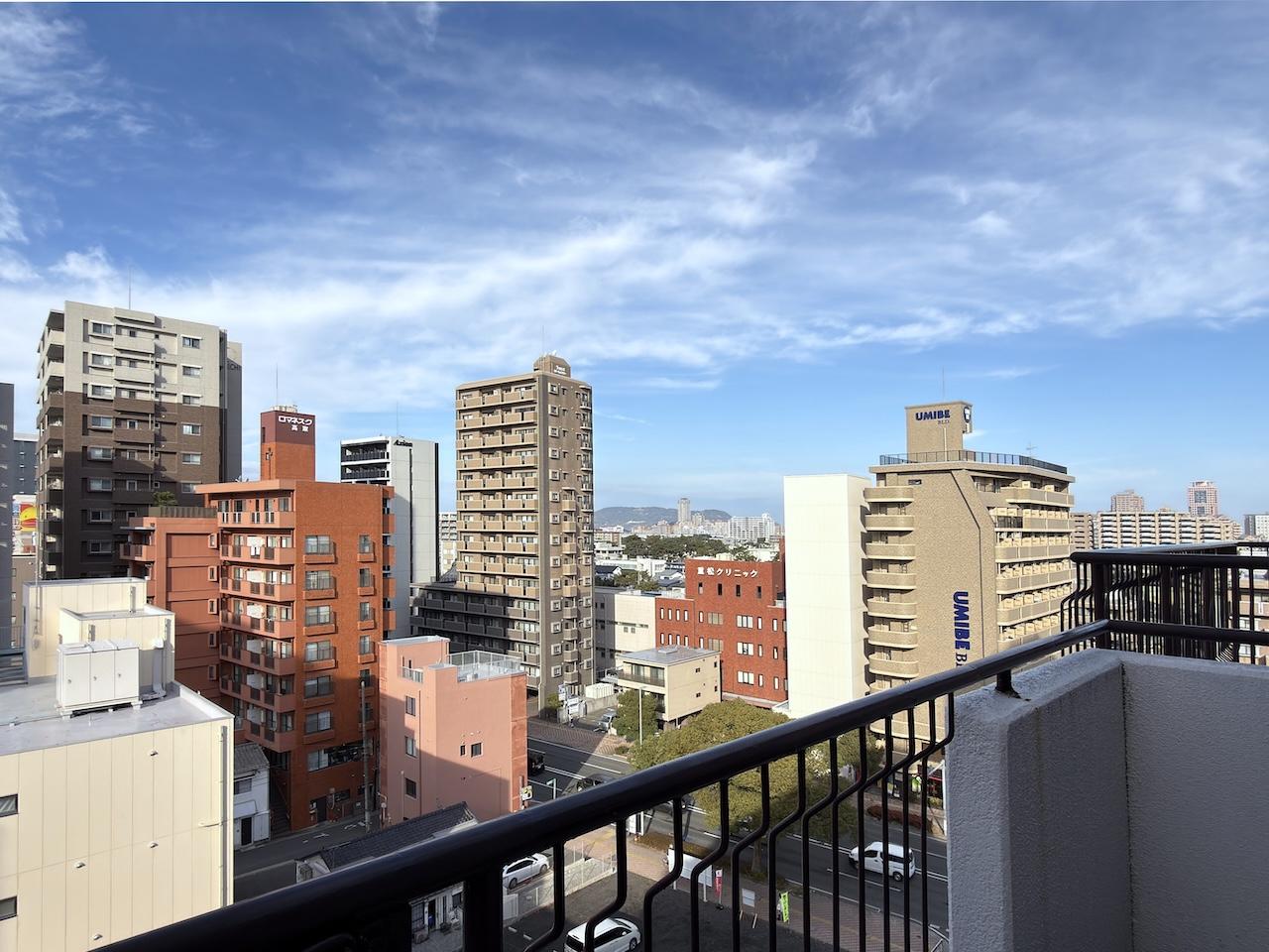 福岡市早良区高取の賃貸物件/バルコニーからの眺望。