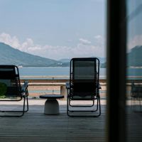 糸島市志摩芥屋の売買物件/玄関開けるとこの光景