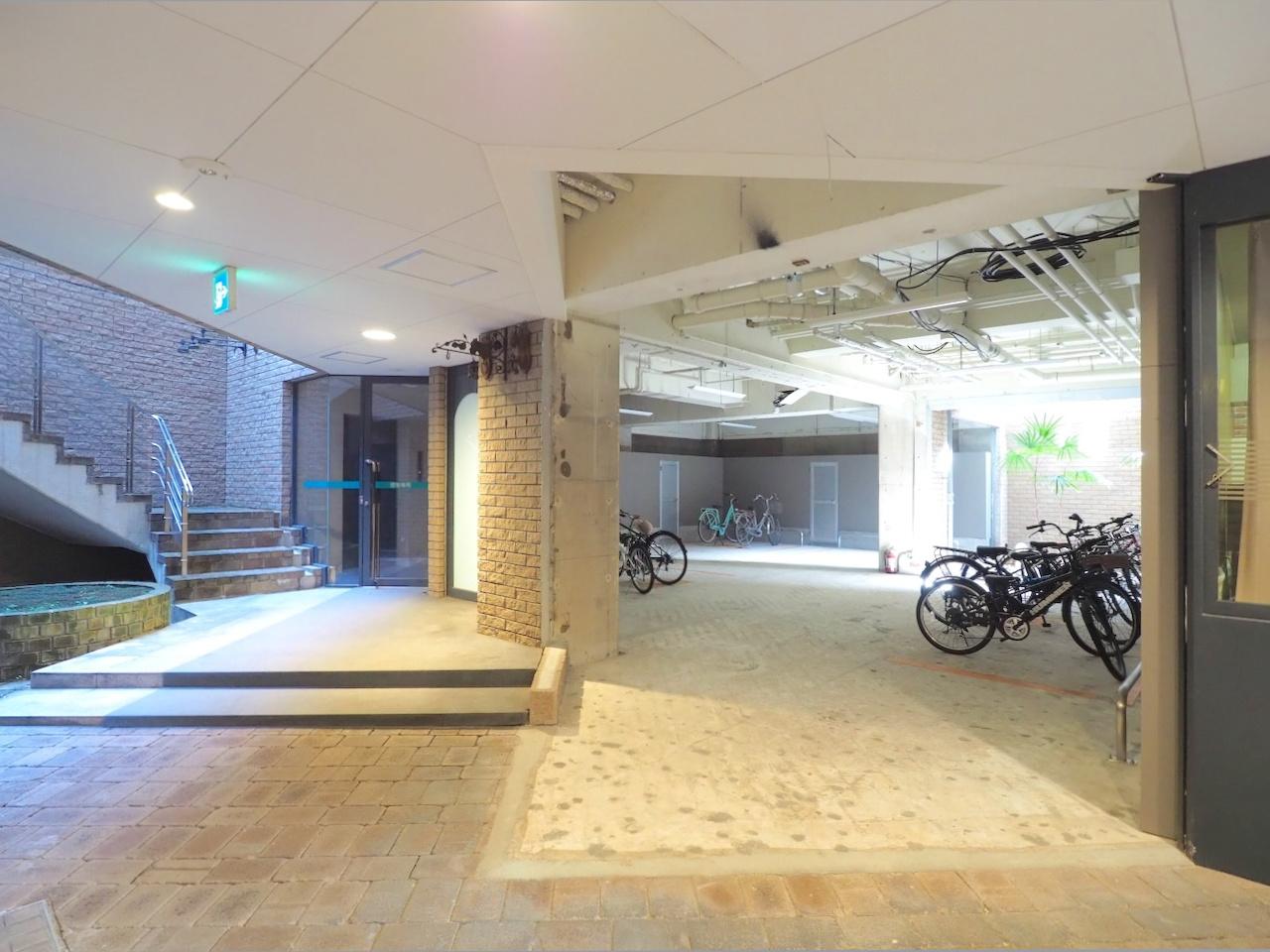 福岡市中央区平尾浄水町の賃貸物件/駐輪場。