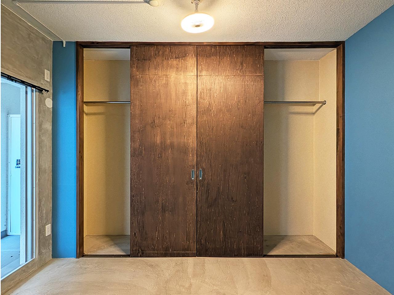 福岡市南区向野の賃貸物件/壁面はたっぷりと収納スペース。