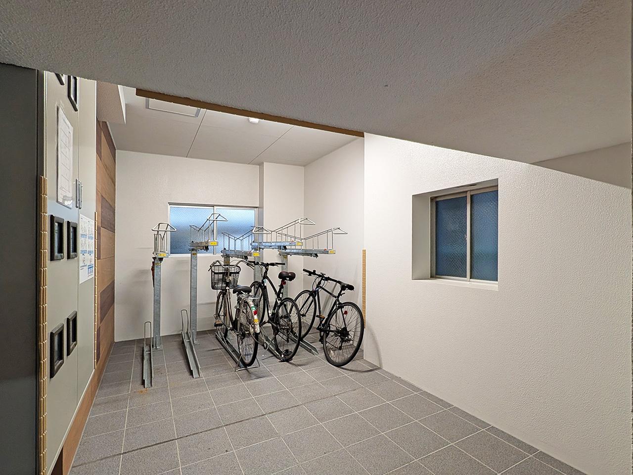 福岡市南区向野の賃貸物件/駐輪場。