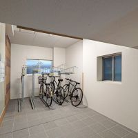 福岡市南区向野の賃貸物件/駐輪場。