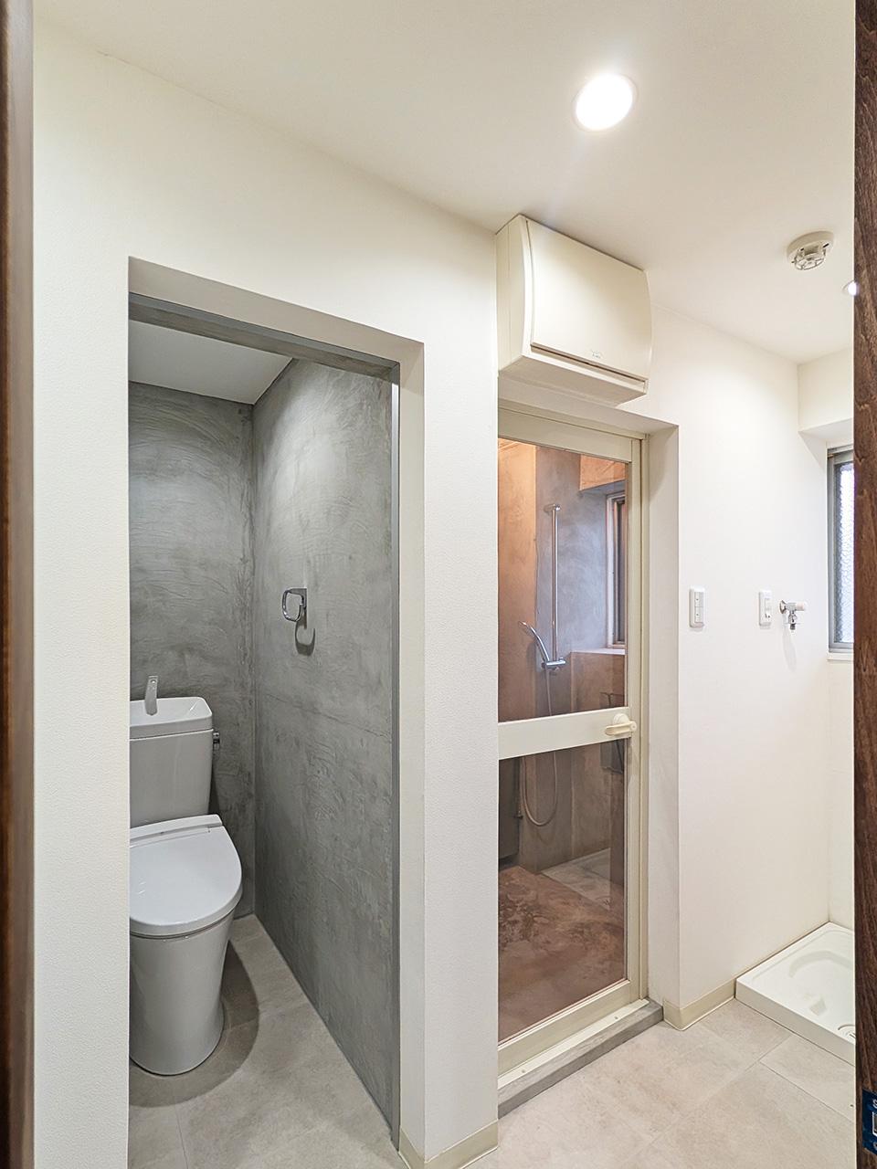 福岡市南区向野の賃貸物件/洗面周りは1つのスペースに。