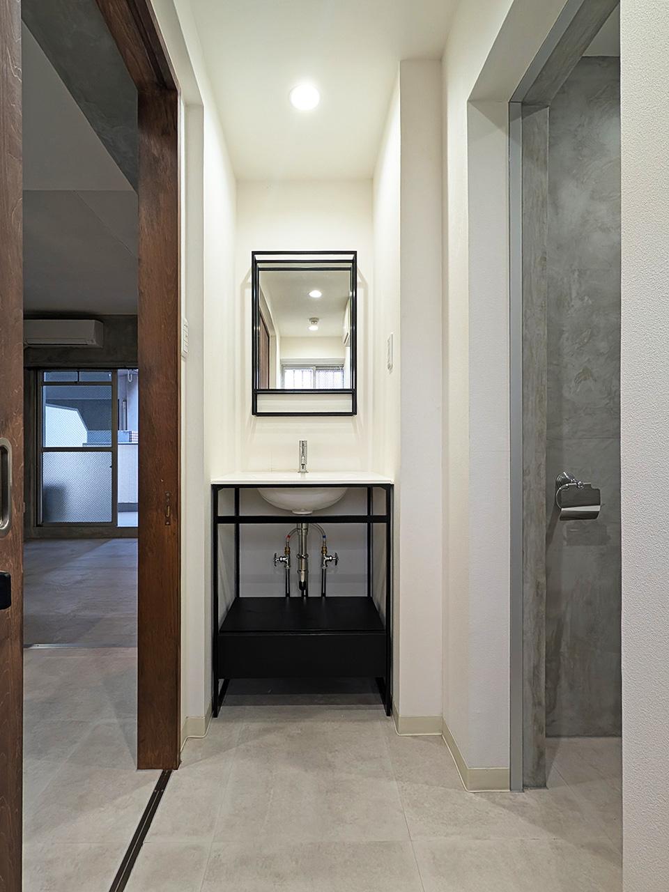 福岡市南区向野の賃貸物件/洗面台。