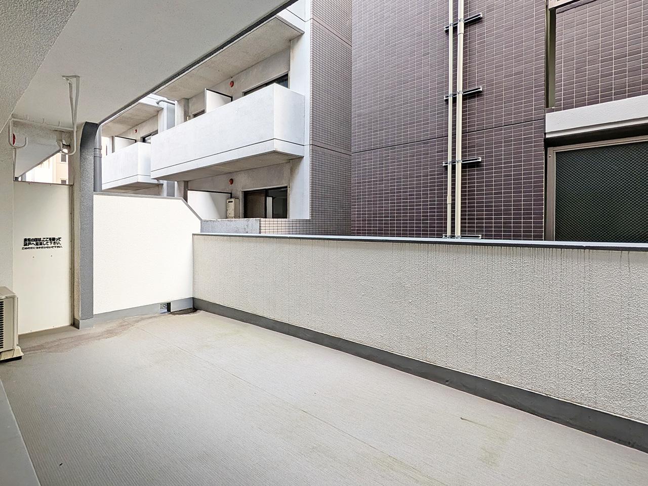 福岡市南区向野の賃貸物件/302はバルコニーが広い！