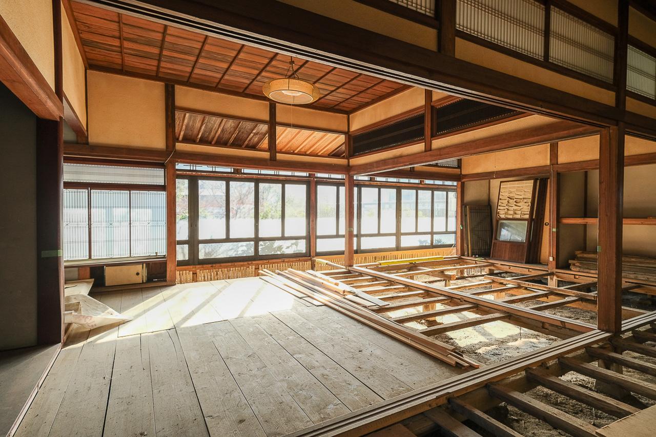 うきは市吉井町の賃貸物件/現在は床を剥がした状態ですが、畳はちゃんと敷いてお渡しします。ご安心を。