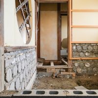 うきは市吉井町の賃貸物件/こちらがキッチンスペースになるのかな。