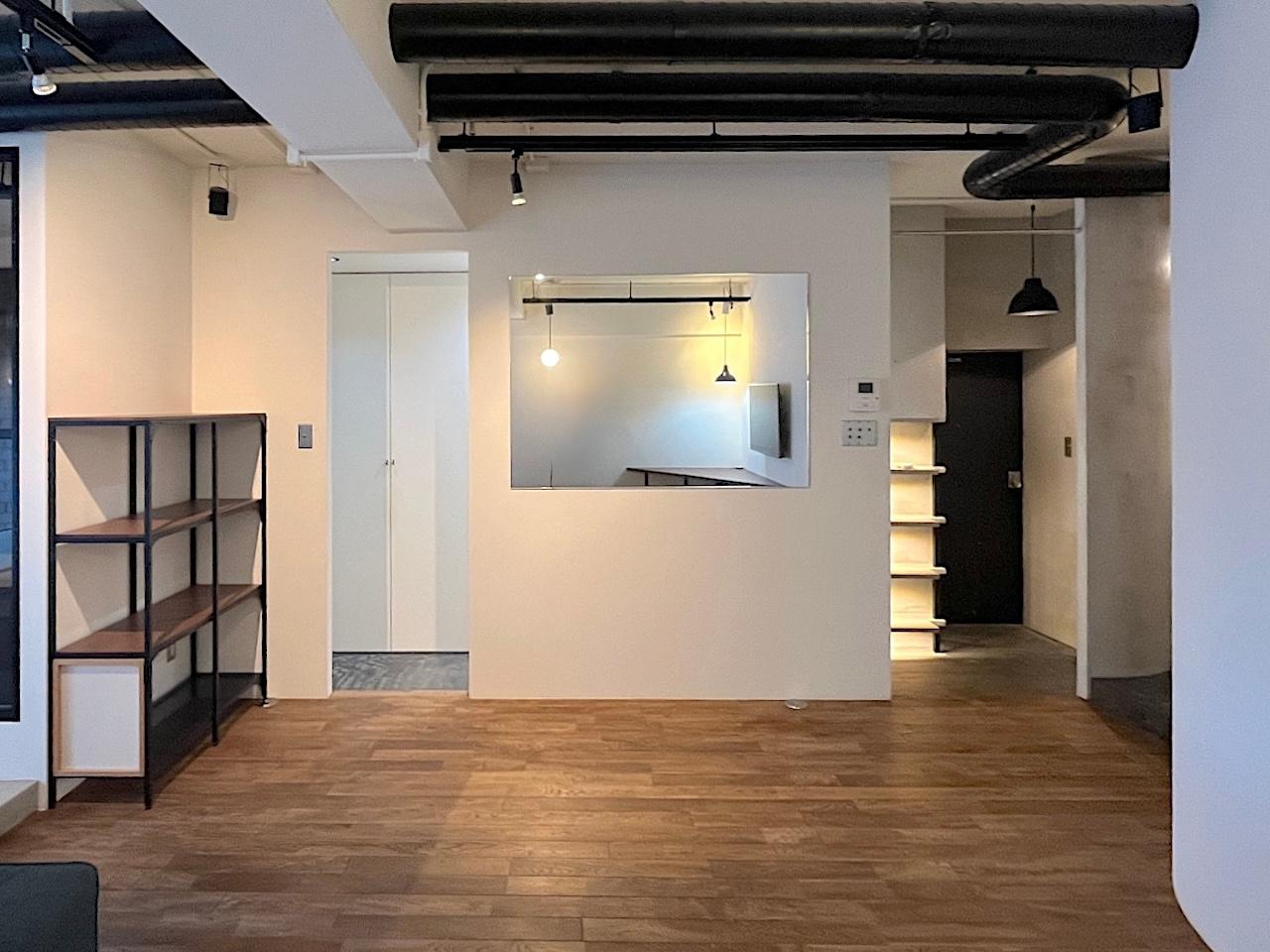 福岡市中央区警固の賃貸物件/四角く切り抜かれています。