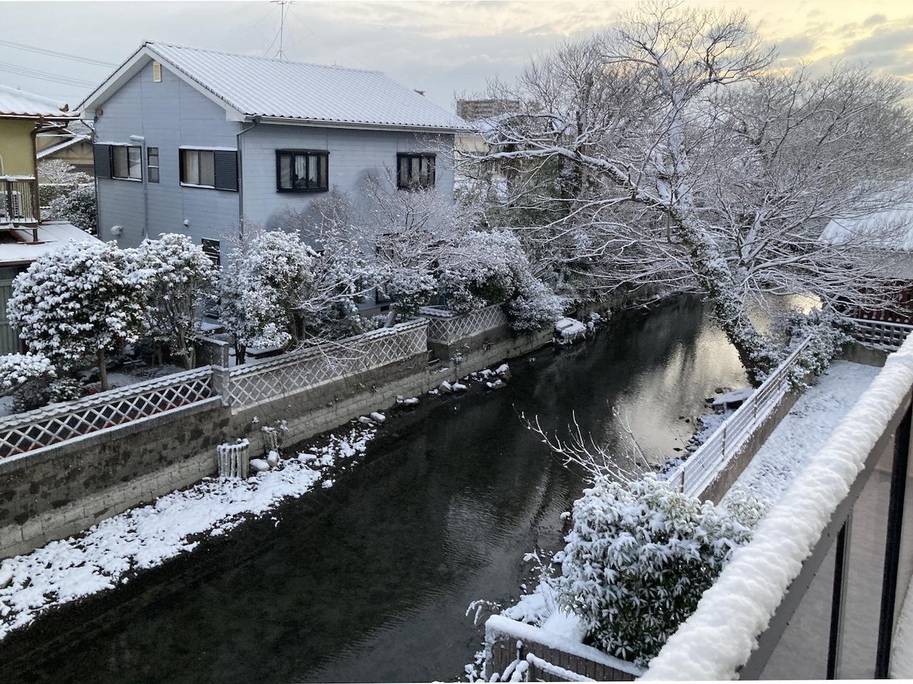 福岡県柳川市新町の賃貸物件/雪が降るとこんな素敵な景色に。