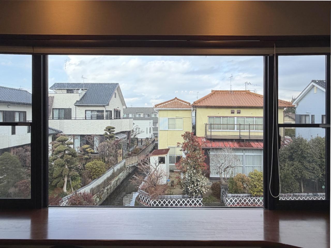 福岡県柳川市新町の賃貸物件/窓からはお堀が見えます。