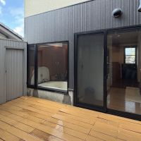 福岡県柳川市新町の賃貸物件/1階テラス。周りからの視界が入ることはないため、プライベートな空間になります。