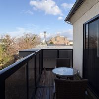 福岡県柳川市新町の賃貸物件/2階バルコニー。天気の良い日はこちらでゆっくりコーヒーでも。