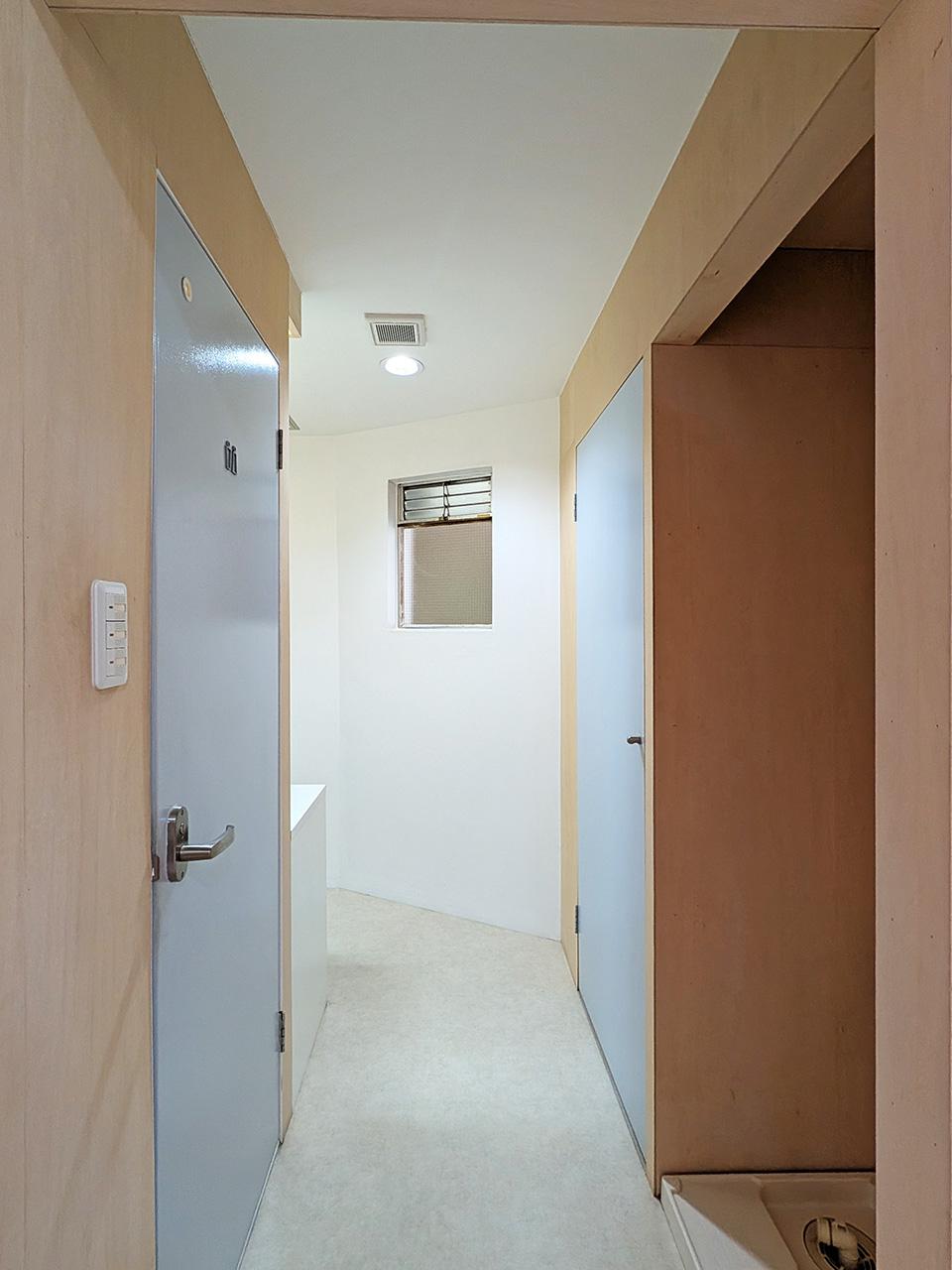 福岡市中央区清川の賃貸物件/ペールトーンの水回り。