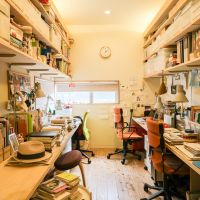 大分県日田市大字田島の売買物件/それでは2階へ。家族全員が集う書斎。