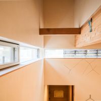 大分県日田市大字田島の売買物件/階段から見た様子。